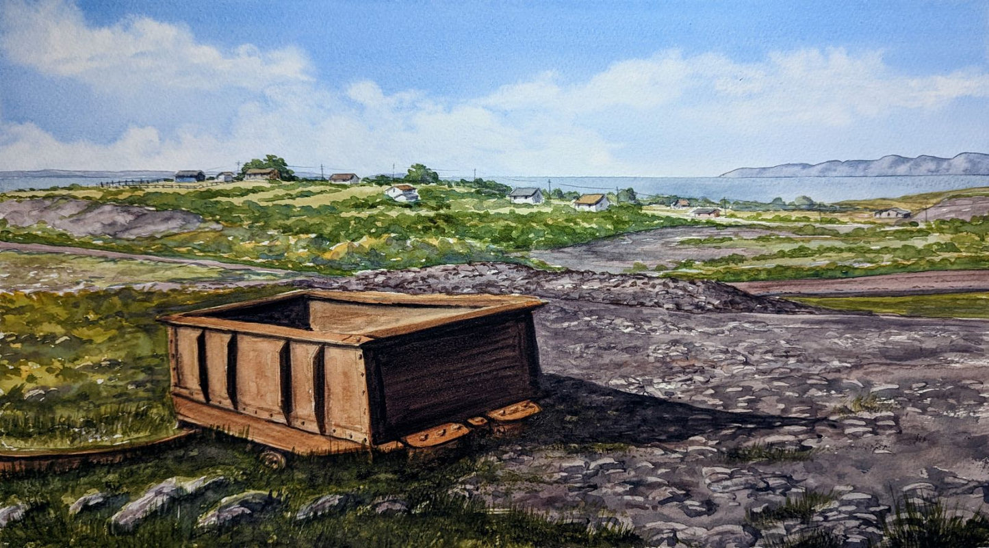 The Iron Island, Bell Island, Newfoundland (print)