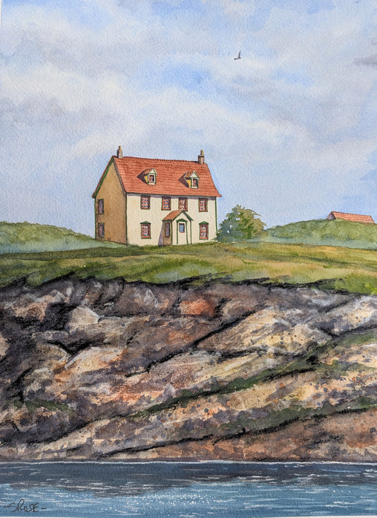 Trinity, Newfoundland (watercolour painting)
