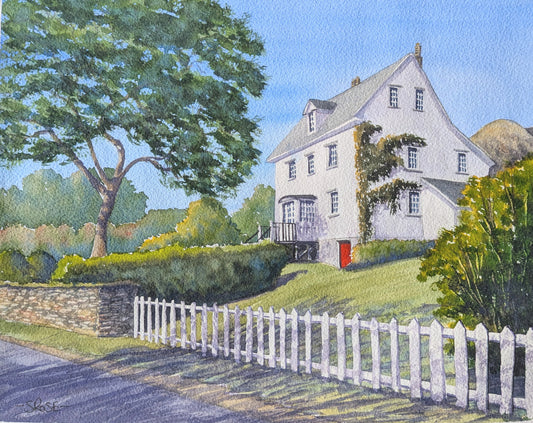 Brigus, Newfoundland (watercolour painting)