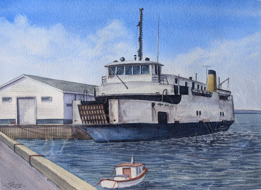 John Guy Ferry, Newfoundland (watercolour painting)