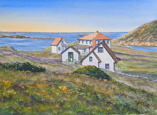 Battle Harbour, Labrador (original watercolor painting)