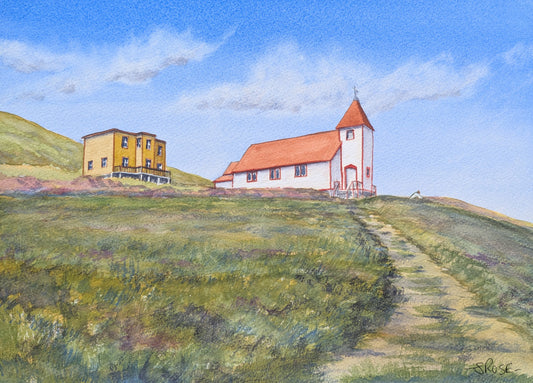 Battle Harbour, Labrador (original watercolor painting)
